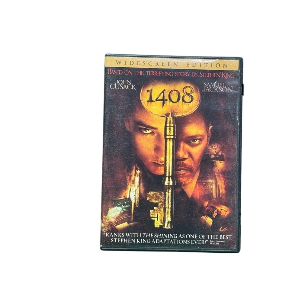 1408 DVD Widescreen Edition Stephen King John Cusack Samuel L Jackson Tested
